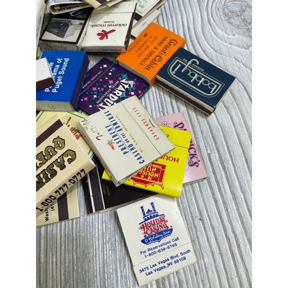 VTG Matchbook Collection Lot 14 oz Hotels Restaurants Bars Casinos Matches
